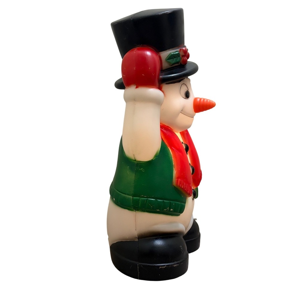 Vintage Frosty The Snowman Blow Mold 18" Christmas Light Up Decor Festive - Picture 4 of 12